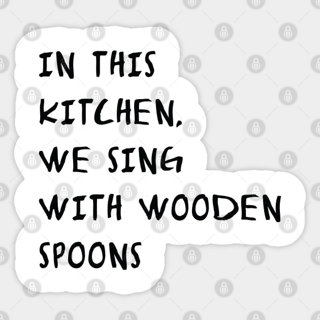 Unique Kitchen Decor Aesthetic Kitchen Decor Cute Cooking Kitchen  Minimalist Chef Gift Sticker by AA